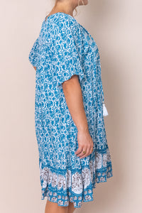 Jacqueline Dress in Teal