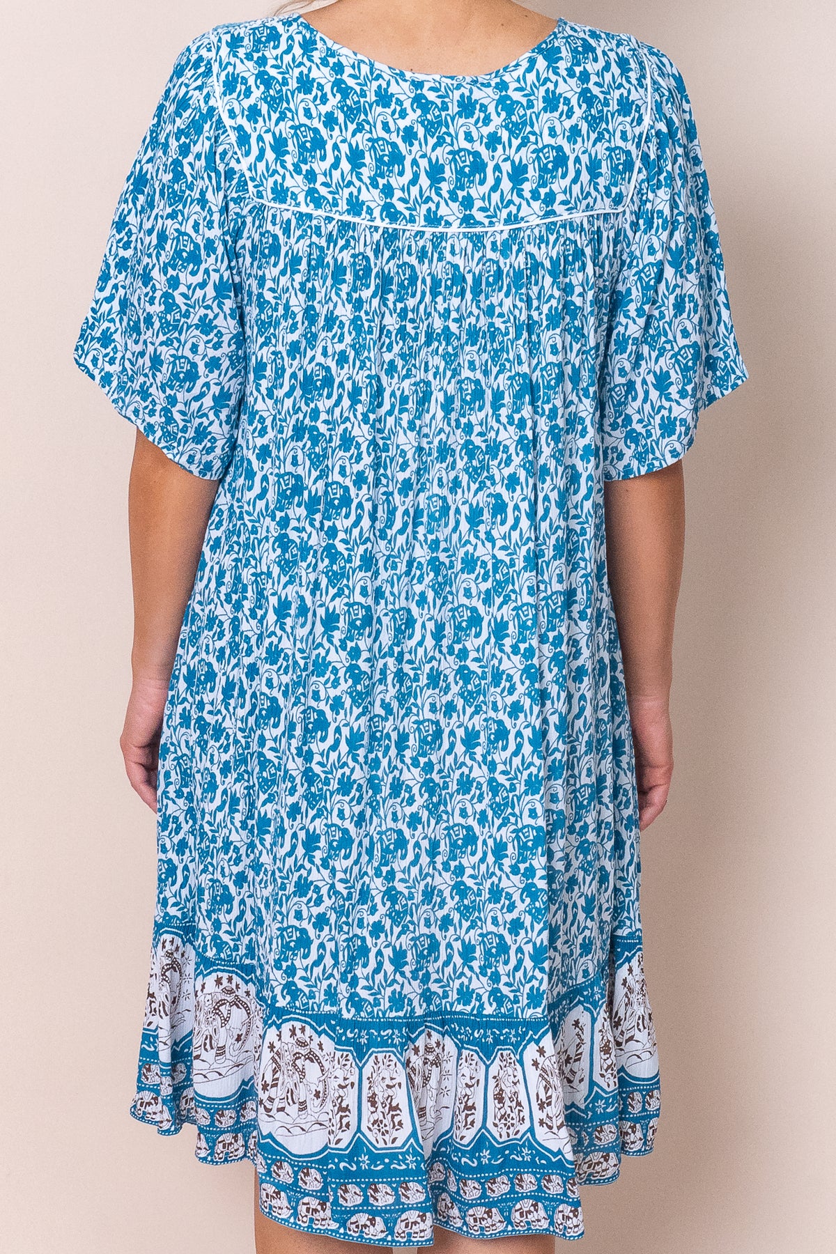 Jacqueline Dress in Teal