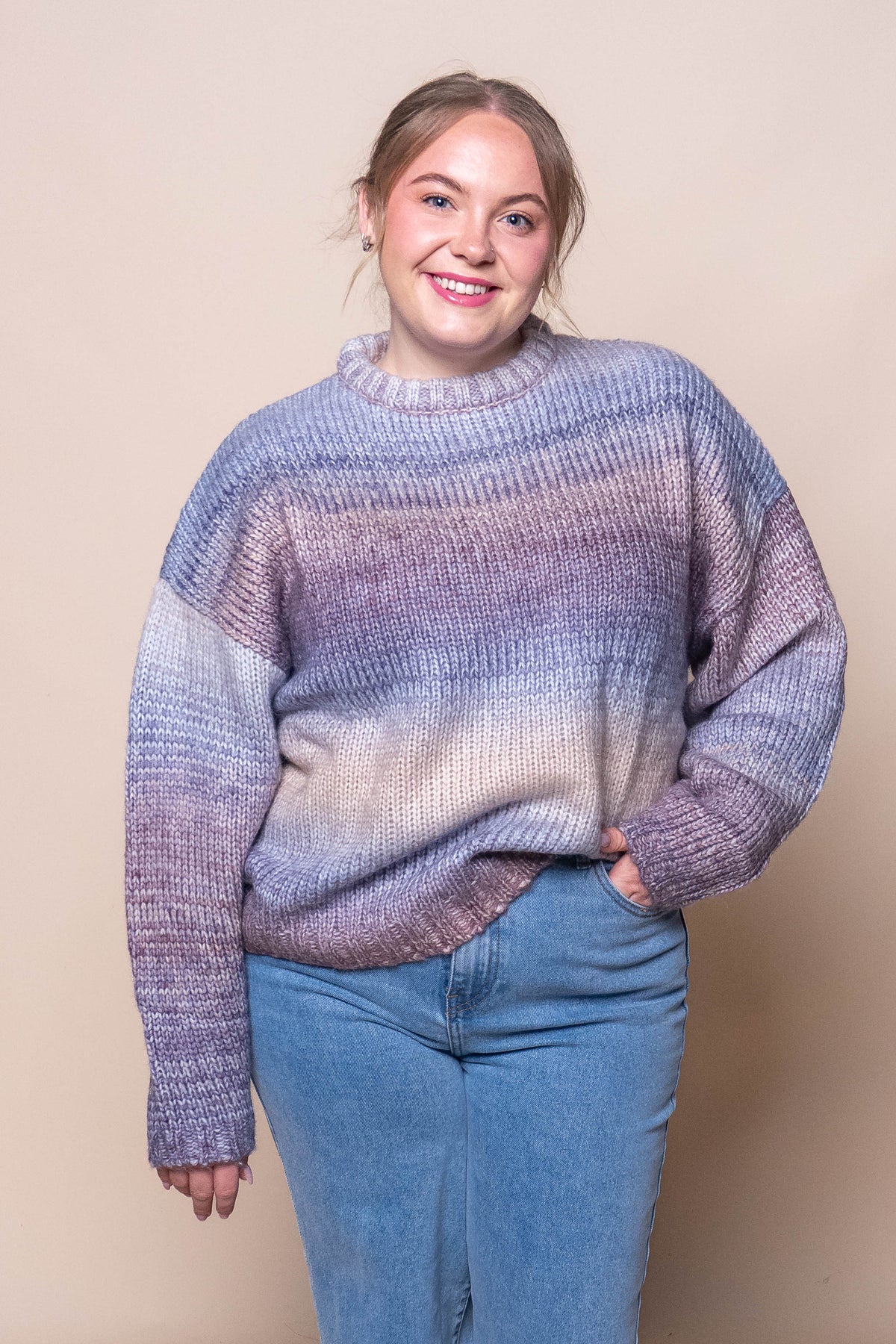 Fray Knit Jumper in Multi - All About Eve