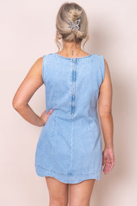 Nixie Dress in Light Blue