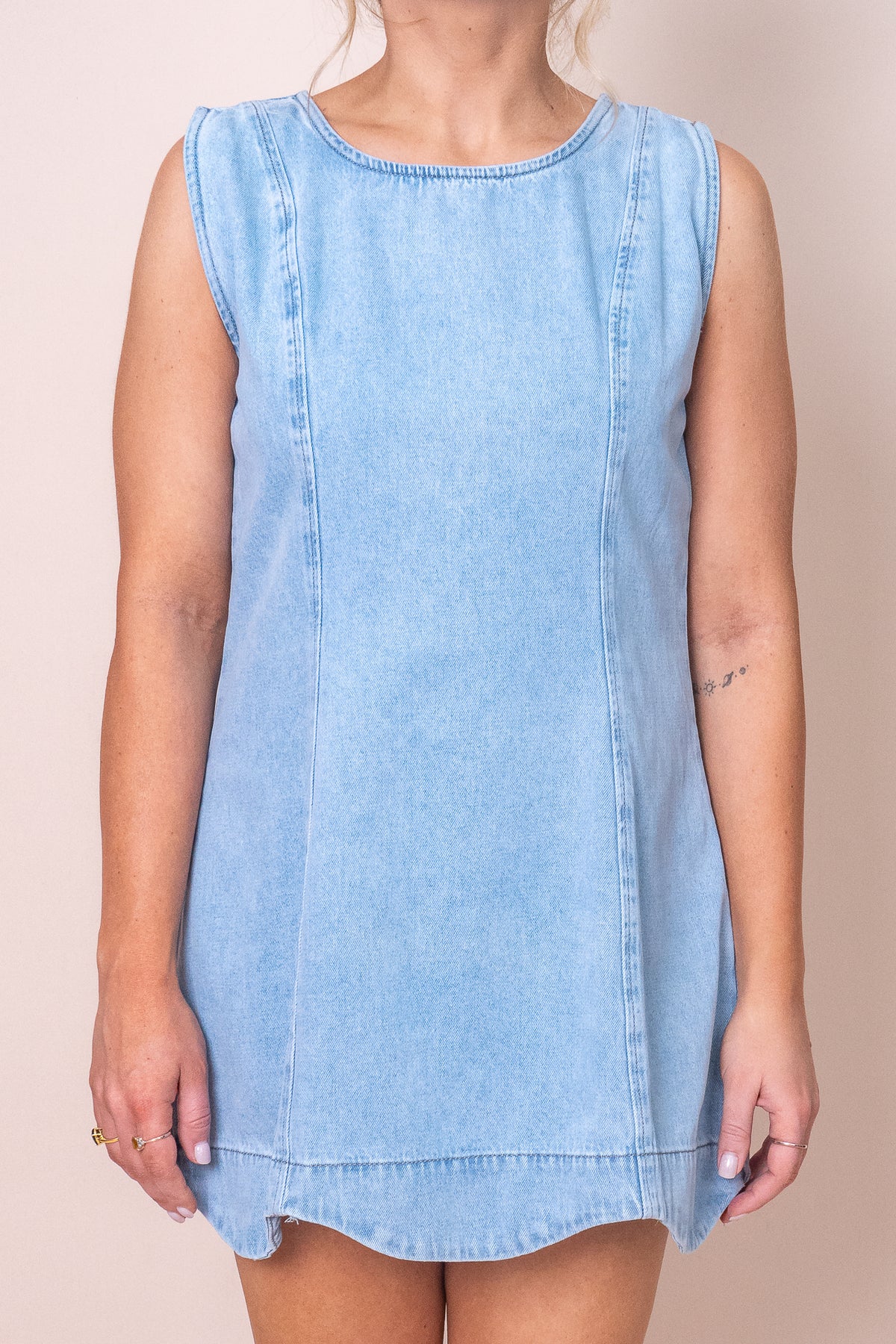 Nixie Dress in Light Blue