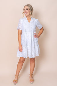 Lorinda Dress in White