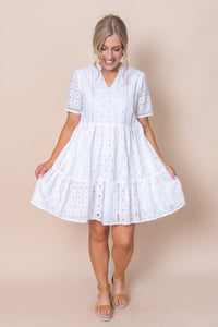 Lorinda Dress in White