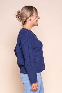 Murphy Knit Cardi in Midnight Blue - Foxwood