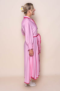 Iggy Midi Dress in Pink