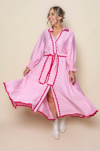 Iggy Midi Dress in Pink