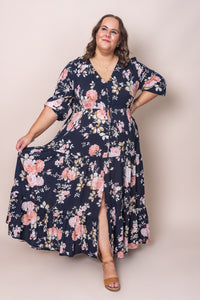 Cristiana Dress in Navy