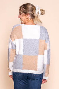 Vance Knit Jumper in White