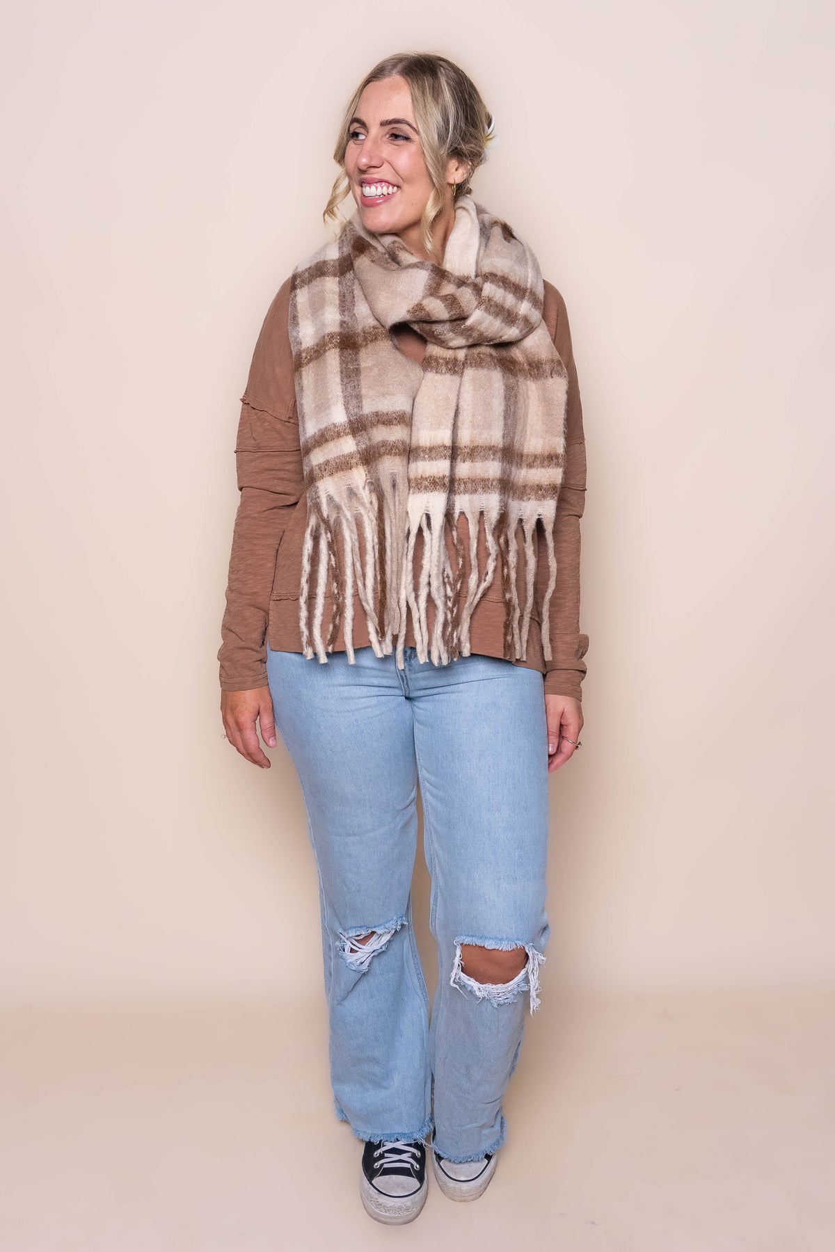 Monty Scarf in Mocha