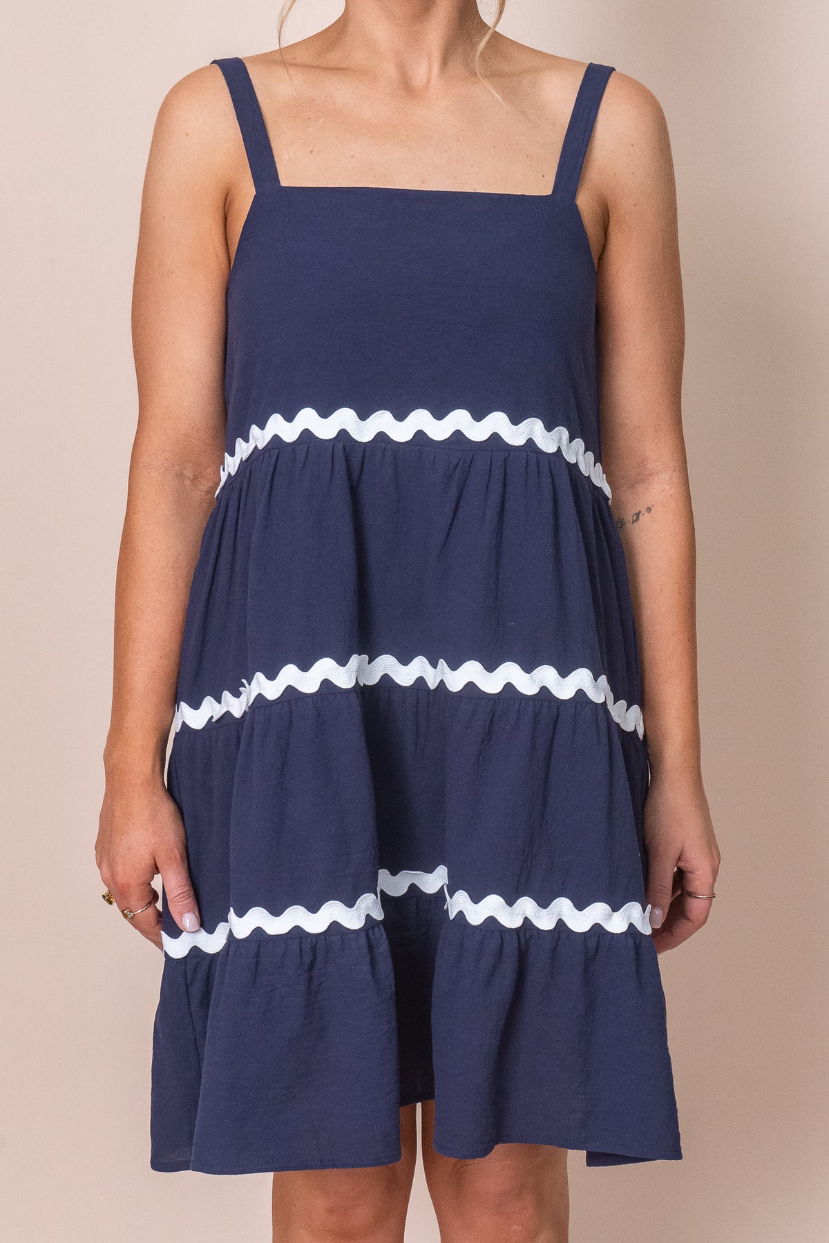 Reagan Dress in Indigo