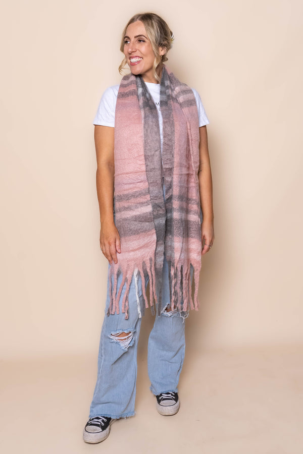 Monty Scarf in Dusty Pink