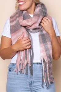 Monty Scarf in Dusty Pink