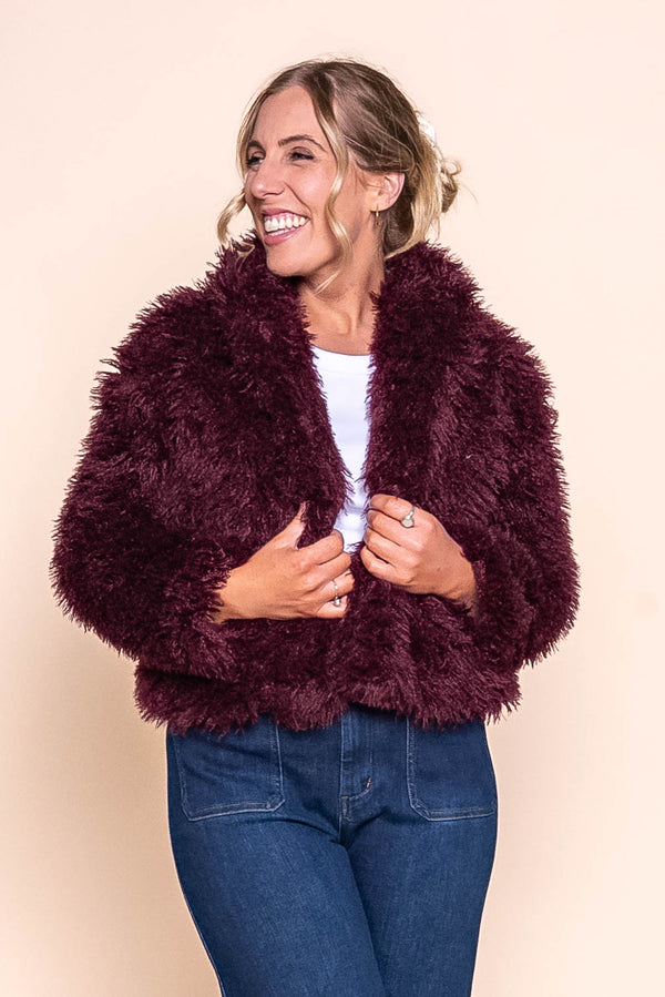 Chantelle Jacket in Burgundy