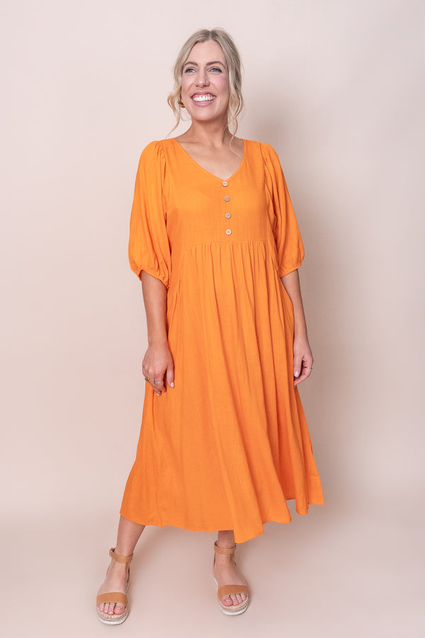 Emery Dress in Orange