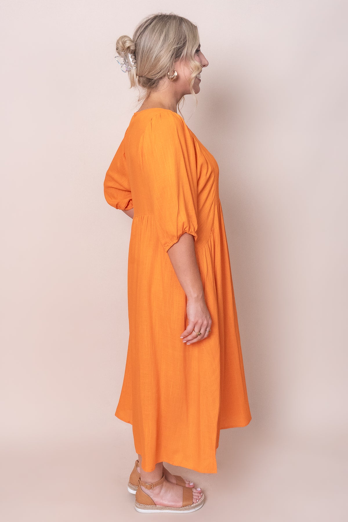 Emery Dress in Orange