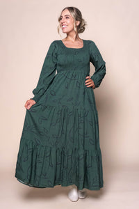Germaine Maxi Dress in Dark Green