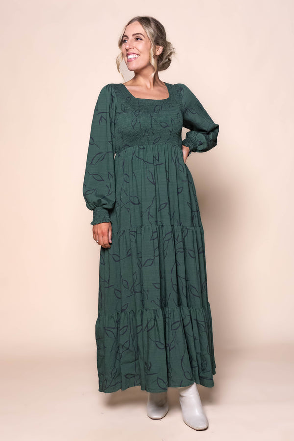 Germaine Maxi Dress in Dark Green