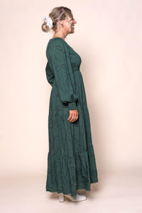 Germaine Maxi Dress in Dark Green