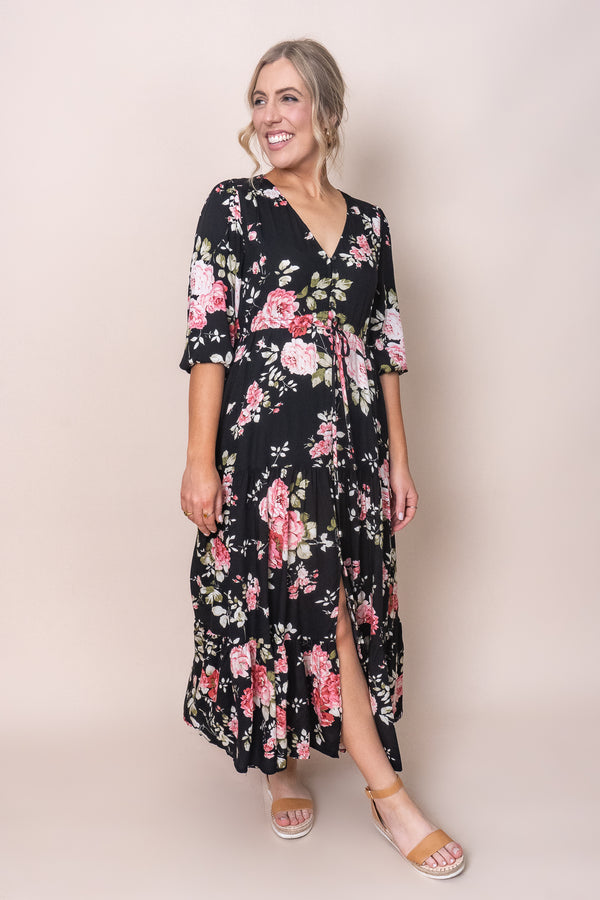 Sofia Maxi Dress in Black