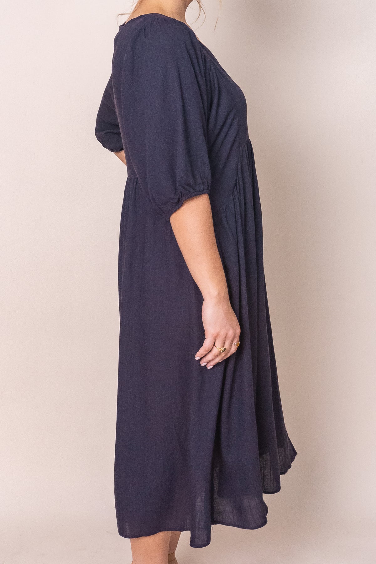 Emery Dress in Navy