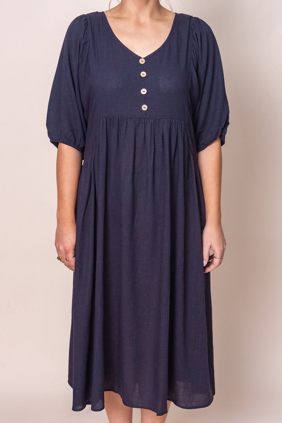 Emery Dress in Navy