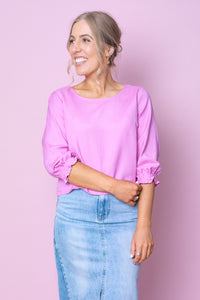 Helene Top in Candy Pink