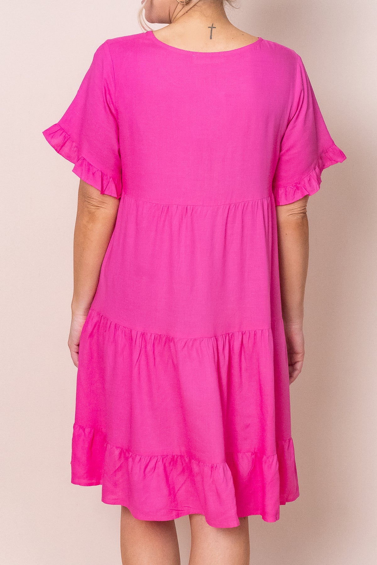 Nicole Dress in Fuchsia