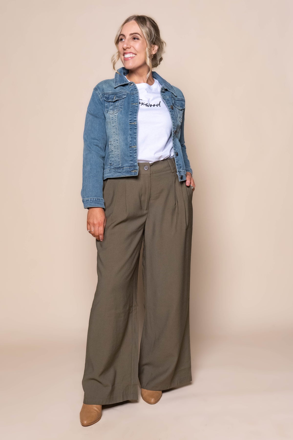 Kerry Denim Jacket in Mid Blue