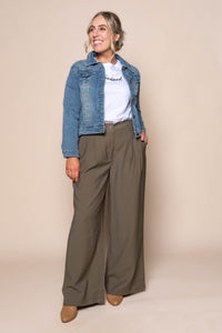 Kerry Denim Jacket in Mid Blue