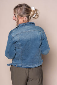 Kerry Denim Jacket in Mid Blue