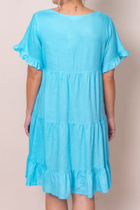 Nicole Dress in Bright Blue