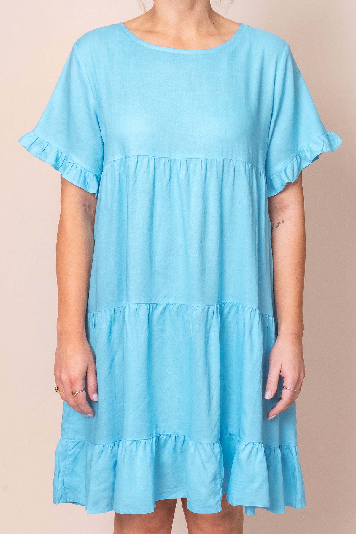 Nicole Dress in Bright Blue