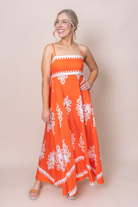 Lucy Dress in Orange