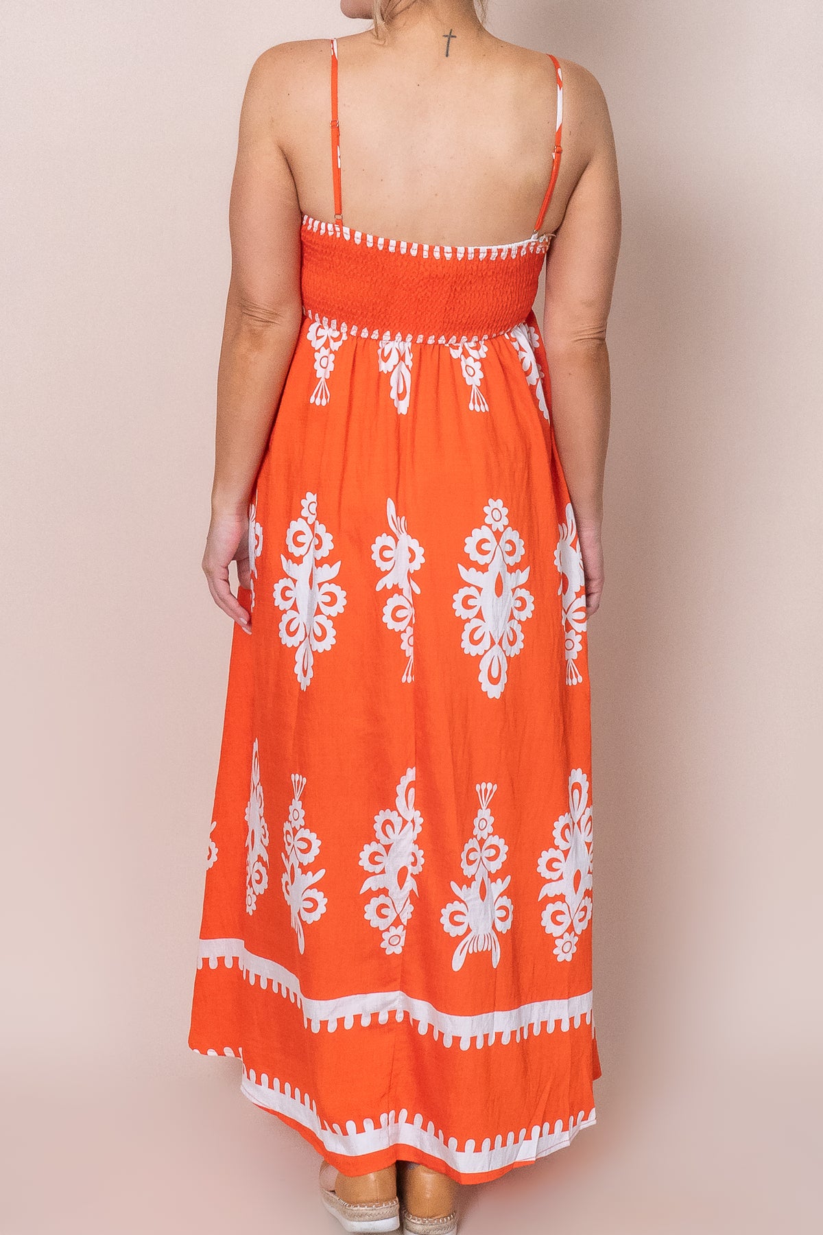 Lucy Dress in Orange