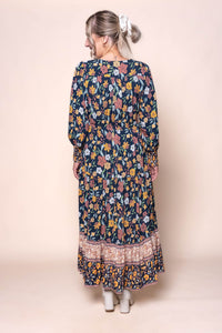 Adelina Maxi Dress in Deep Navy
