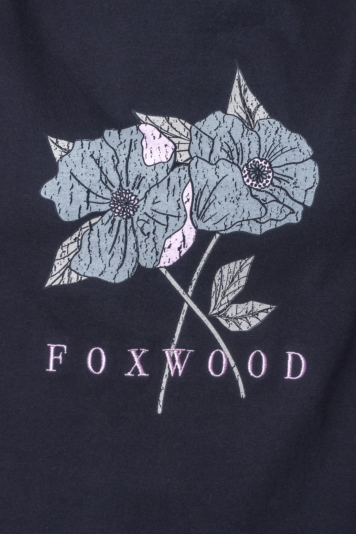 Poppy Tee in Black - Foxwood