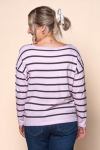 Bridget Stripe Top in Pink