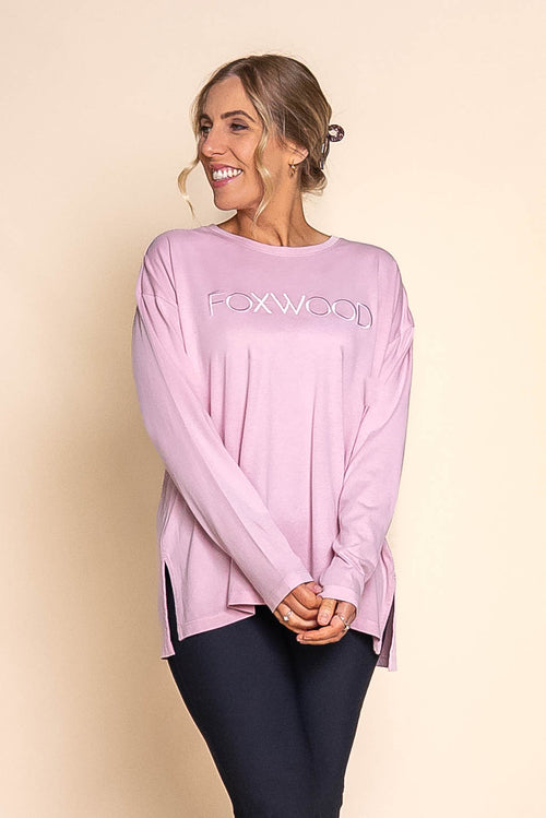 Simplified Long Sleeve Tee in Blossom - Foxwood