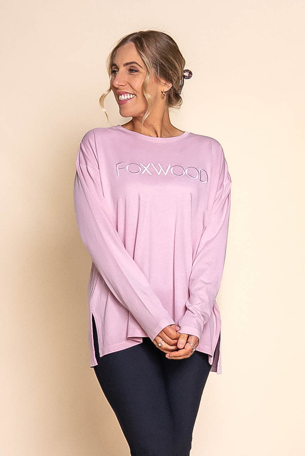 Simplified Long Sleeve Tee in Blossom - Foxwood