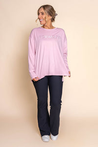 Simplified Long Sleeve Tee in Blossom - Foxwood