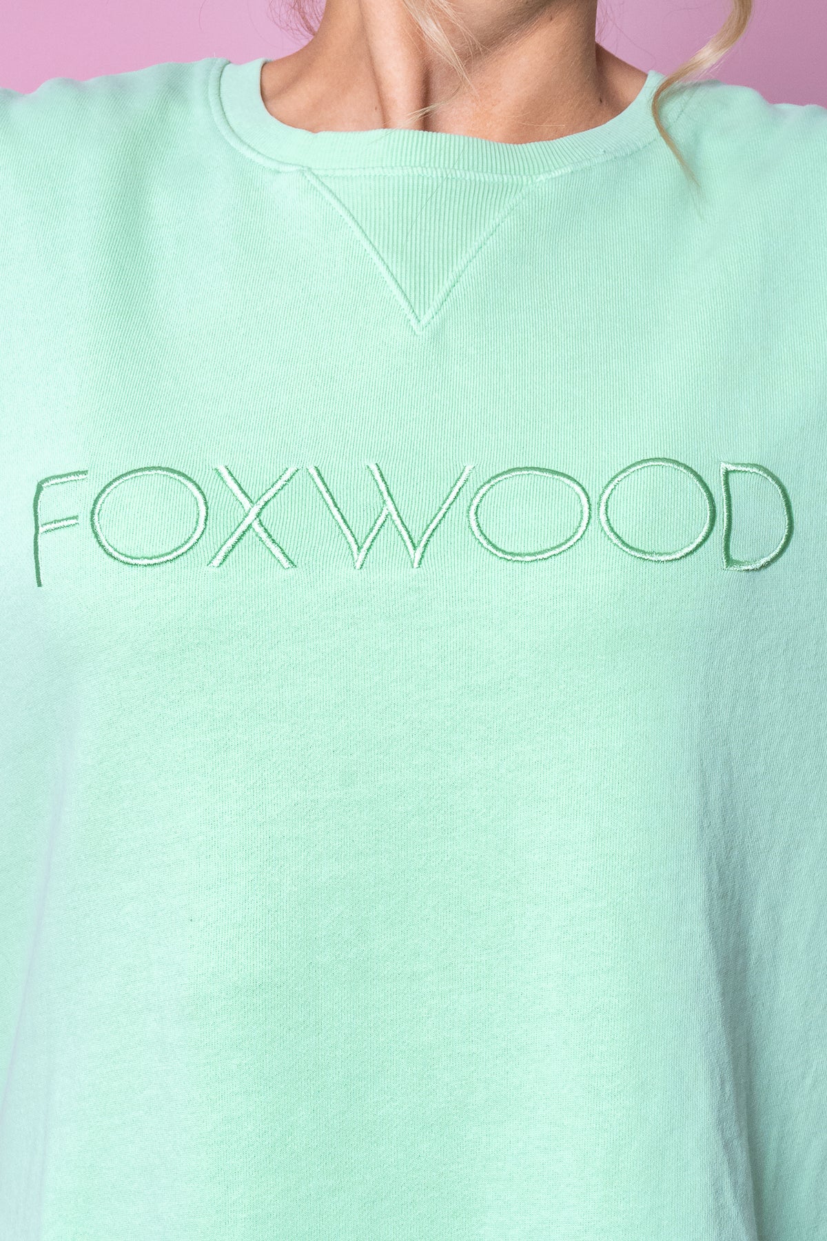 Simplified Crew in Mint - Foxwood