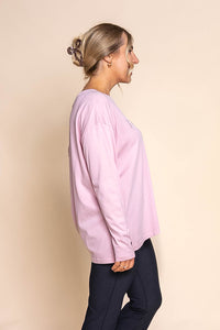 Simplified Long Sleeve Tee in Blossom - Foxwood