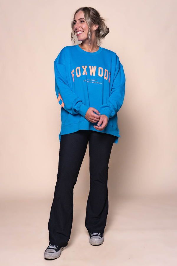 Interval Crew in Bright Blue/Orange - Foxwood