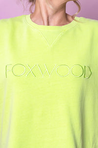 Simplified Crew in Lime - Foxwood