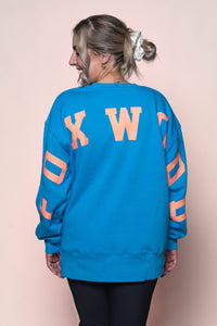Interval Crew in Bright Blue/Orange - Foxwood