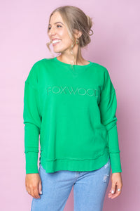 Simplified Crew in Bright Green - Foxwood