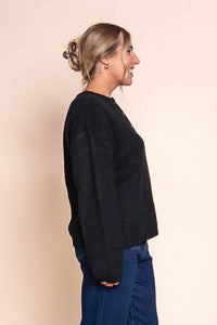 Fillipa Knit Jumper in Black - All About Eve