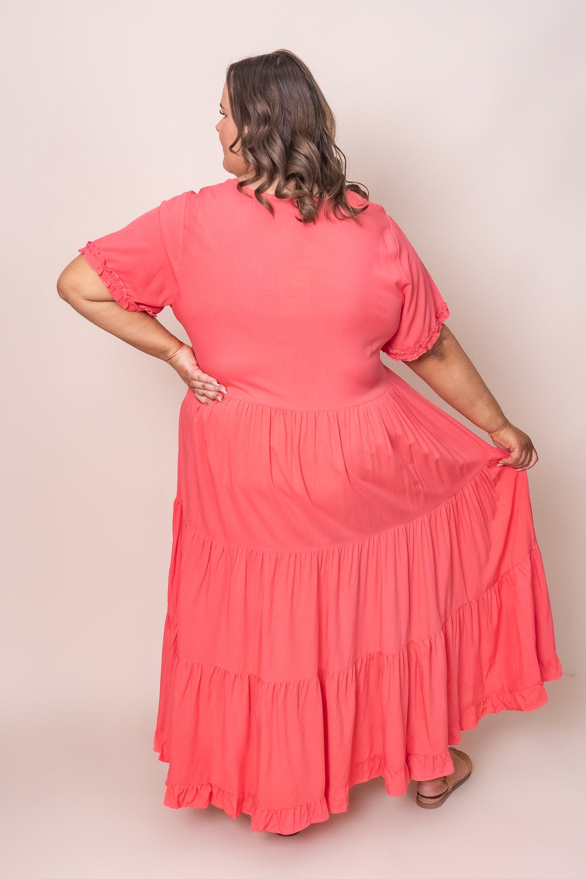 Verina Dress in Watermelon