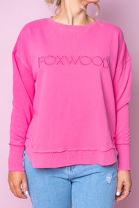 Simplified Crew in Bright Pink - Foxwood