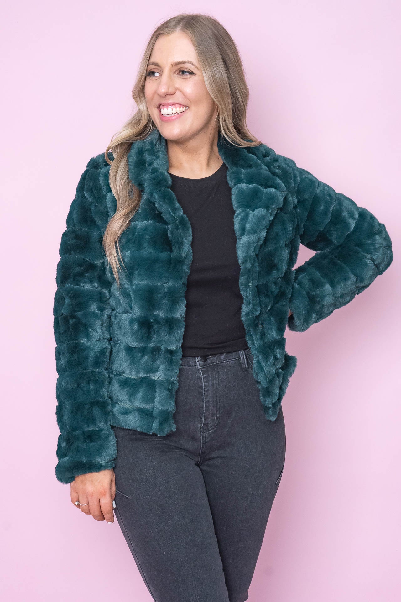 Joy Jacket in Emerald Always Alice